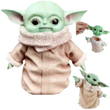 15 cm Star Wars Baby Yoda Anime Slika PVC Model Igrače otroci Darila