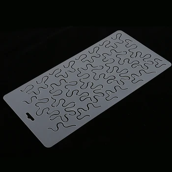 1Pcs DIY Plastičnih Quilting Matrice Za Roko Quilting Vezenje Šivanje Orodja za Risanje, za 12,6 x 6.4 palčni