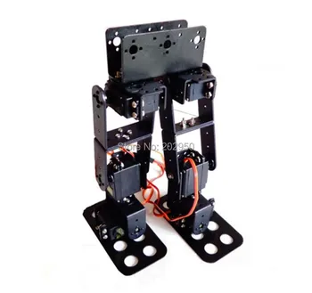 1set 6DOF Biped Hoja Humanoid Robot Komplet Servo Nosilec S Servo Rog Za Arduino DIY Robotsko Poučevanja Model Projekta