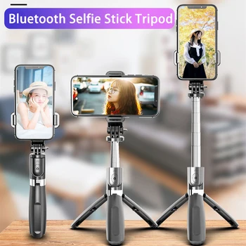 2 Barvi Bluetooth Selfie Palico Stojalo Selfiestick Telefon Pametni Selfie-Palica Za IPhone, Samsung Za Xiaomi Huawei