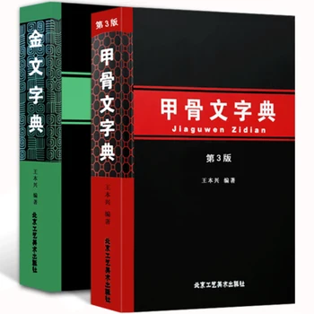 2 Knjigi/set Kitajski Oracle Jia Gu Wen in Napisi na bronasto Jin Wen Kaligrafija slovar