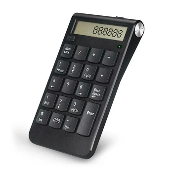 2 v 1 2.4 G Brezžični Številčna Tipkovnica z LCD Zaslonu Kalkulator za Prenosni računalnik PC Računalnik za Finance / Računovodstvo / Finance