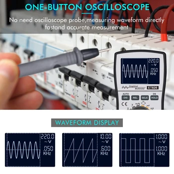 2 v 1 Inteligentni Oscilloscope Digitalno Shranjevanje Multimeter Oscilloscope Analogni Tester Bar Graf Krivulje, 20MHz Res Napetost