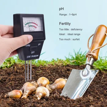 2 v 1 Tla PH Meter& Plodnost Tester S 3 Sonde Idealen Instrument Za Vrtnarstvo Vrtnarstvo Orodja