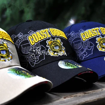 2019 nove obalne STRAŽE, Vezenih Baseball Skp Coast Guard Boj klobuk bombaž sonce kape hip hop modo oče klobuki