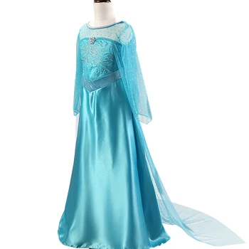 2020 Elsa Obleke Za Dekleta Princesa Anna Obleko Elsa Kostume Stranka, Cosplay Elza Vestidos Lase Pribor Set Otroci Dekliška Oblačila