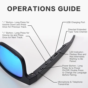 2020 Najnovejši Kostne Prevodnosti Bluetooth Smart Šport Slušalke Sončna Očala Brezžične Stereo Audio Sončna Očala Športne Slušalke Slušalke