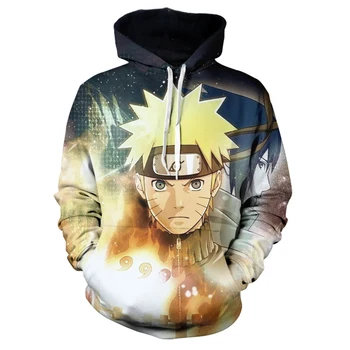2020 nov pulover Naruto 3d tiskanje moški pulover priložnostne srčkan otrok puloverju hoodie