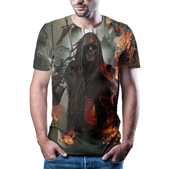 2020 Nov Vsestranski Temno Slog moška T-Shirt Natisnjeni Hitro Sušenje Poletje Majica