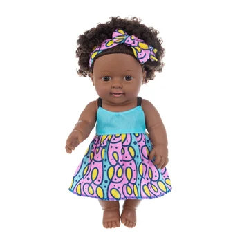2020 Novih 30 cm Črna lutka Premično Skupne Igrače Božič Najboljše Darilo Za Dojenčka Dekleta Mini Srčkan Eksplozivnih pričeska Lutka Otrok