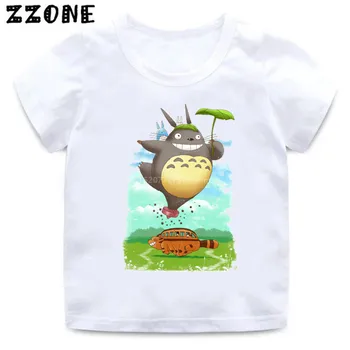 2020 Poletje Baby Fantje T shirt Hayao Miyazaki, Japonska Anime Moj Sosed Totoro Otroci Majice Risanka Otroci Dekliška Oblačila,HKP2143