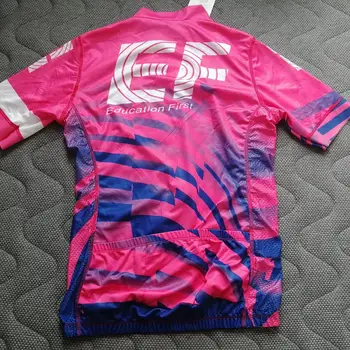 2020 pro team EF roza laser cut trak, kolesarski dres komplet moški tekmi hlačnice hitro suho poletje MTB Ropa Ciclismo Izposoja maillot GEL BLAZINICO