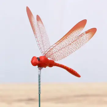 20pcs Plastičnih Trajno Ustvarjalno Dragonfly Kocki s Palicami Planter za Plovila Dobave Prostem na Dvorišču, Vrt Dekor Travnik Ornament