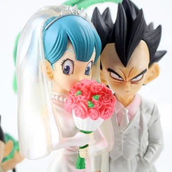 22 cm Anime Risanke Poročni Dan, Belo Poročno Obleko Ver PVC Dekoracijo Igrača Slika Model Lutka Darilo