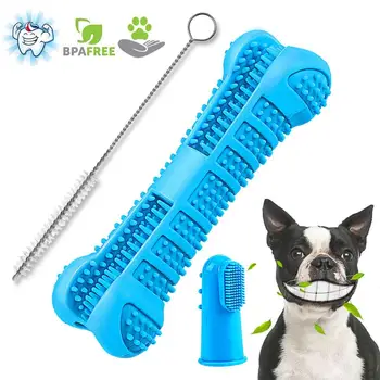 2pcs 2019 Prvotnih Tovarniških EU US Patent Pes Žvečiti Igrače za Hišne živali Molarno Zob Čistilo Ščetkanje Palico Pes zobna ščetka Doggy Kuža Nego