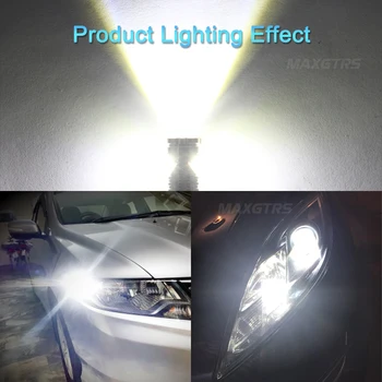 2x T10 194 168 W5W Cree Čip 30W Klin Znanja Avto Auto LED Povratne Svetlobe Backup Light s Projektorjem Objektiv Za Toyota Hyundai