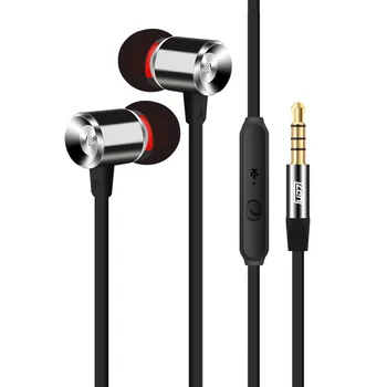 3,5 mm Heavy Bass sistem Stereo Slušalke Za Asus ZenFone 2 ZE551ML Čepkov Slušalke Z Mikrofonom Kovine in-Ear Slušalke