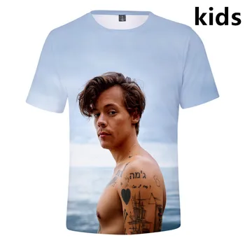 3 do 14 let otroci t shirt je Harry Styles 3d t-shirt fantje dekleta Zdravljenje Ljudi Z Dobroto tiskane majice s kratkimi rokavi top otroci oblačila