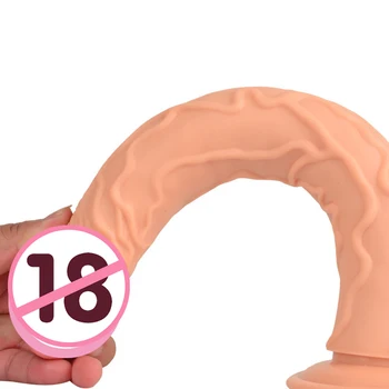 35x5.3 cm dolge velik velik trak na realističen dildo in strapon sex igrače za ženske velik konj dildos ali debele odrasle sex igrače