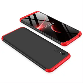 360 Popolno Zaščito Trdega PC Ohišje Za Xiaomi Redmi 9A Kritje shockproof primeru Za Redmi 9A primeru Telefon + Telefon stekla Film Redmi 9A