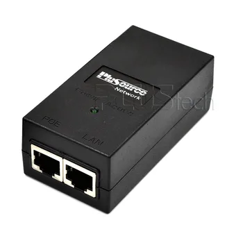 48V0.4A PoE Injektor Pasivne Tok Pametni Gigabit Power over Ethernet 802.3 za af Naprave, s napajalni kabel