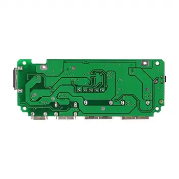 4pcs 18650 Baterijo, Polnilnik Zaščite Modul Mobilne Moč PCB Modul Odbor Dvojno USB 5V 1A 2.1 Z BMS Varstvo