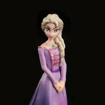 4pcs Disney Princesa Igrače, Zamrznjeno 2 Snow Queen Elsa Ana PVC Dejanje Slika Anime PVC Lutke Figurice Otroci Igrače Otrok Darilo