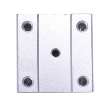 4x Aluminija Linearni drsna blok Motion Usmerjevalnik Trden Blok C Srebro (SBR20UU,20 mm)