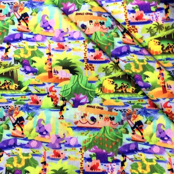 50*145 cm Mozaik Natisnjeni Poliester Bombaž Tkanina za Tkiva Otroci Doma Tekstilni, Šivalni Quilting Tkanine Needlework ,1Yc15811