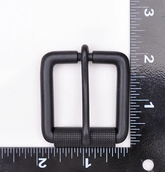 50X53MM (Notranji 34 mm) Pravokotni Zlitine Pin Eno Vile Roller Črna Sponke za Usnje Pasu 1-1/2