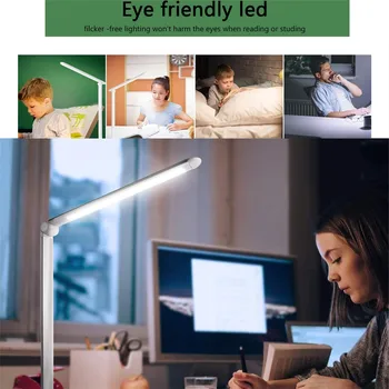 #55 LED desk USB lučka dimmer namizno svetilko zaščito za oči desk postelji postelja branje knjige clip-on namizne svetilke настольная лампа