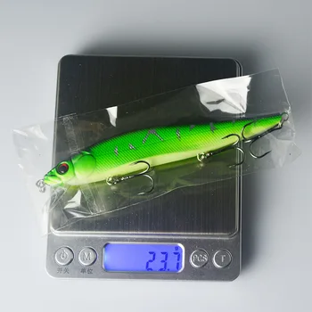 5pcs privabiti 14 cm 23.7 g Fishing Lure Težko Vabe, s Ribolov Trnkov Ribištvu Tackle Lure 5 barv 3D Oči ribe Cesti vabe