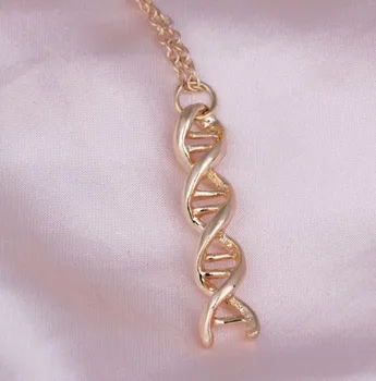 6pcs/veliko modne ogrlice za ženske in moške,Genetski Dejavniki DNK, kemična ogrlico, obesek,Znanost študentov ogrlica