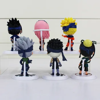 7 cm 12Pcs/veliko Vroče Anime NARUTO, Naruto Sasuke Kakashi Haku Itachi Sakura PVC akcijska figura model Igrače Brezplačna dostava