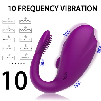 7 Načini U Tip Vibrator za Pare G-Spot Spodbujanje Brezžični Daljinski Silikonski Vibrator Hlačke Masturbirajo Ženske Sex Igrača za Odrasle