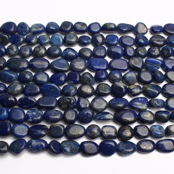 8-10 mm, neredno naravno, pristno Lapis Lazuli kroglice za nakit, izdelava 15inches naravnega kamna kroglice diy zapestnica