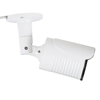 8MP 4K IP Kamera Zunanja POE H. 265 Onvif Bela Kovinski Bullet CCTV Night Vision IR 4MP Video nadzorna Kamera