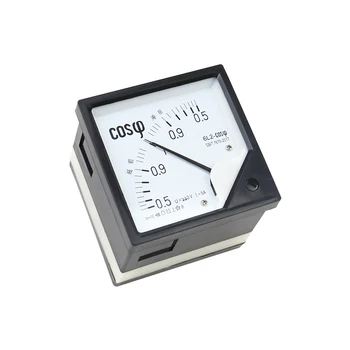 AC COS Kazalec Faktor Moči Meter 6L2-COS Plošči merilnik AC220V AC380V 5A Fazi Meter