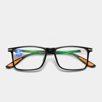 Ahora Nove Modre Svetlobe Blokiranje Kvadratnih Kratkovidnost Očala Končal za Moške, Ženske PC Ultralahkih Okvir Optična Očala -1.0, da -4.0