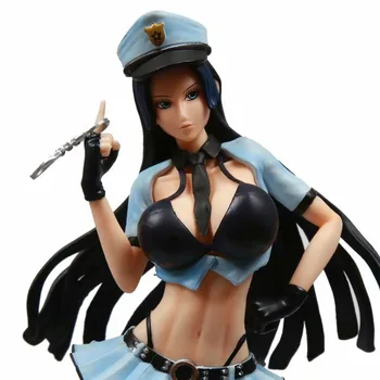 Akcijska Figura, Igrače 32 cm Enem Kosu GK MINI Boa Hancock Policijsko Uniformo PVC Slika Enem Kosu Anime Slika Seksi Dekle Japonska Odraslih