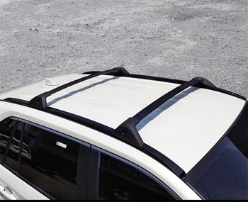 Aluminij Zlitine Strešni Prtljažnik Za Toyota RAV4 RAV-4 2019 2020 Tirnice Bar Prtljage Prevoznik Palice vrh Križa bar Zobate Železnice Škatle