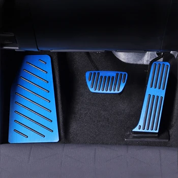 Aluminijaste stopalke za Plin Pedal za Plin Zavornega Pedala Ne-Vrtanje Kritje Noge Blazine Za Toyota RAV4 RAV 4 XA50 2019 2020 Dodatki