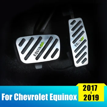 Aluminijeve zlitine Avto Stopala Goriva pedal za Plin Zavorni pedal Kritje Tipke Za Chevrolet Enakonočje 2017 2018 2019 2020 Dodatki