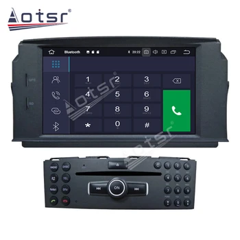 Android Večpredstavnostna GPS Navigacijo, avtoradio, Avto Sstereo za Mercedes Benz C Razred 3 W204 S204 2006 - 2011 Stereo Zaslona Enota HD