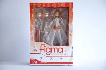 Anime Sword Art Online S. A. O Yuuki Asuna Figma 178 PVC figuric Zbirka Model Otroci Igrače Lutka 15 cm