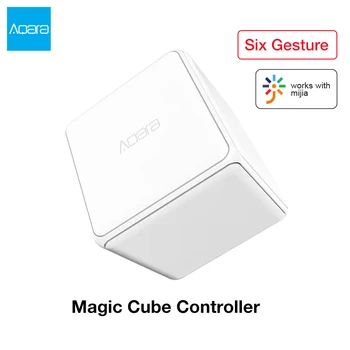 Aqara Magic Cube Krmilnik Zigbee Različica Šest Dejanje Daljinski Upravljalnik Pametni Dom Delu Naprave Za Xiaomi Mi Aqara Prehod Središče