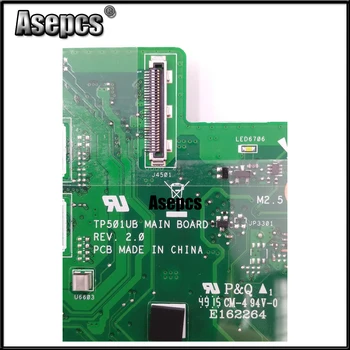 Asepcs TP501UA Prenosni računalnik z matično ploščo I5-6200 PROCESOR, 4 GB RAM-a Za Asus TP501UA TP501U TP501UQ TP501UB Test mainboard TP501UA motherboard