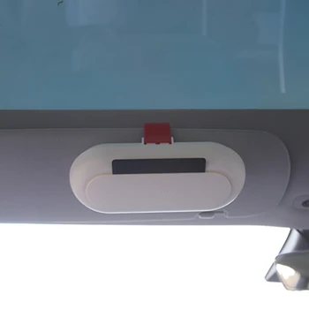 Avto Dežnik Očala Primeru Škatla Za Shranjevanje Sunglass Nosilec Za Žep Vijak Ščitnik Proti Soncu Polje Za Tesla Model 3 X S Avtomobilska Dodatna Oprema