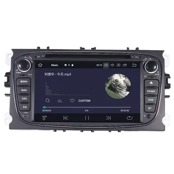 Avto DVD-Jev Android 9.0 2din V Armatura Za Ford Focus 2004-2011 FORD MONDEO IZOSTRITEV S-MAX Kuga Galax MK3 Wifi 4G GPS, Bluetooth