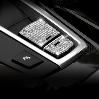 Avto Elektronska ročna zavora gumb okrasni pokrov nalepke Za BMW serije 5/ 6 series/ 7 series/ X3/ X4/ X5/ X6 avto slog